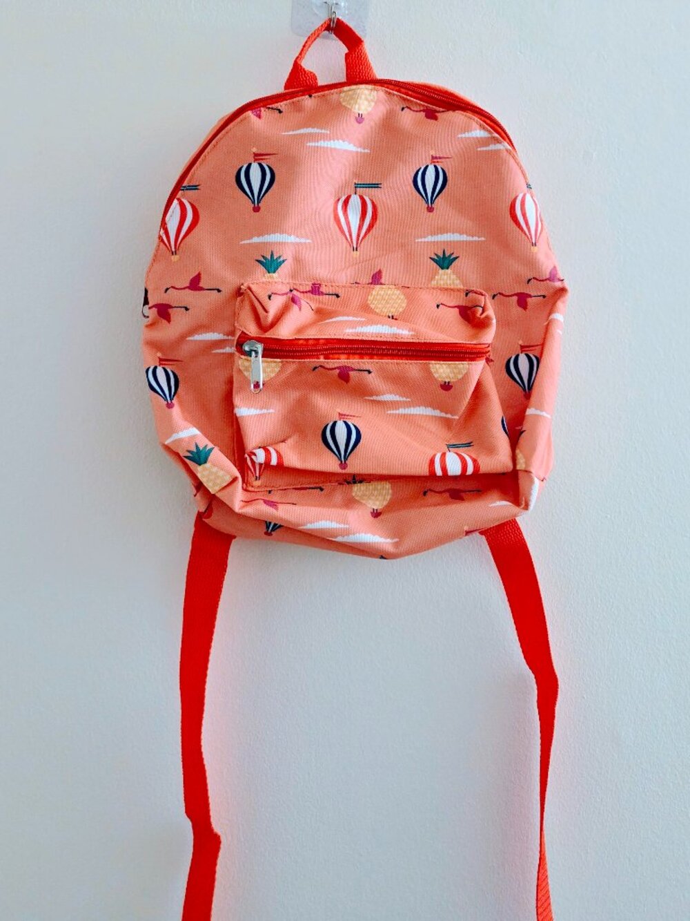 Small Backpack Hot Air Balloons Coral Pink Small size - not a regular size